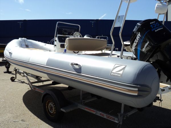 Boat Details – Ribs For Sale - Zodiac Medline II with Mercury 135HP Outboard Engine and Trailer