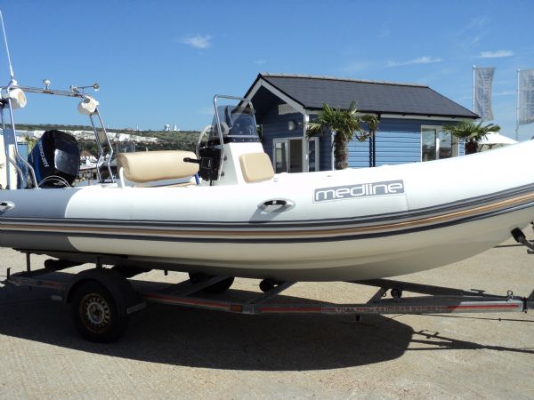 Boat Details – Ribs For Sale - Zodiac Medline II with Mercury 135HP Outboard Engine and Trailer
