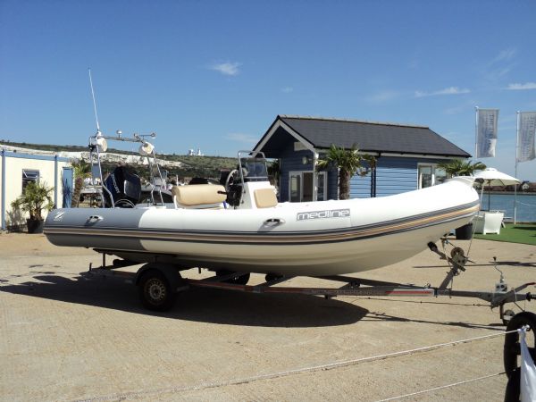 Boat Details – Ribs For Sale - Zodiac Medline II with Mercury 135HP Outboard Engine and Trailer