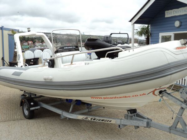 Boat Details – Ribs For Sale - Used Piranha 5.2m with Suzuki 70HP 4 Stroke Outboard Engine