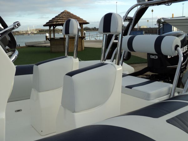 Boat Details – Ribs For Sale - Used Ballistic 5.5m RIB with Evinrude 90HP ETEC Outboard Engine