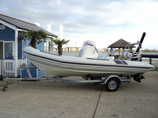 Boat Details – Ribs For Sale - Used Ballistic 5.5m RIB with Evinrude 90HP ETEC Outboard Engine