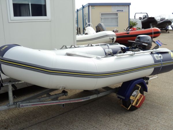 Boat Details – Ribs For Sale - Zodiac 3.4m Inflatable RIB with Yamaha 9.9HP Outboard Engine