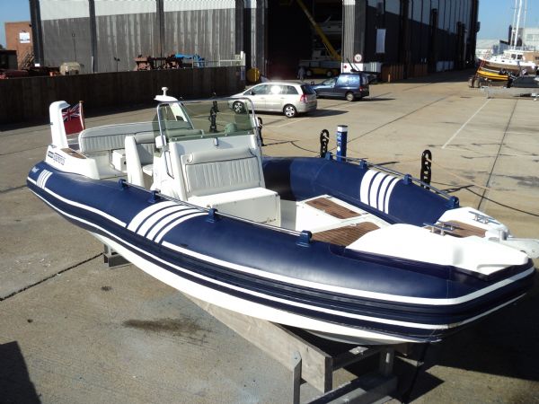 Boat Details – Ribs For Sale - Marlin 22 EFB 7.25m RIB with 180HP Mercruiser Inboard Diesel Engine