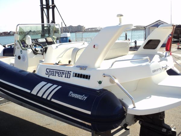 Boat Details – Ribs For Sale - Marlin 22 EFB 7.25m RIB with 180HP Mercruiser Inboard Diesel Engine