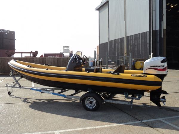 Boat Details – Ribs For Sale - Used Leeway 6.3m RIB with Mariner 135HP Outboard Engine