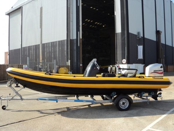 Boat Details – Ribs For Sale - Used Leeway 6.3m RIB with Mariner 135HP Outboard Engine