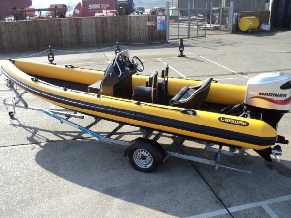 Boat Details – Ribs For Sale - Used Leeway 6.3m RIB with Mariner 135HP Outboard Engine