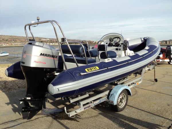 Boat Details – Ribs For Sale - Used Ribtec 5.85m RIB with Mariner 90HP Outboard Engine