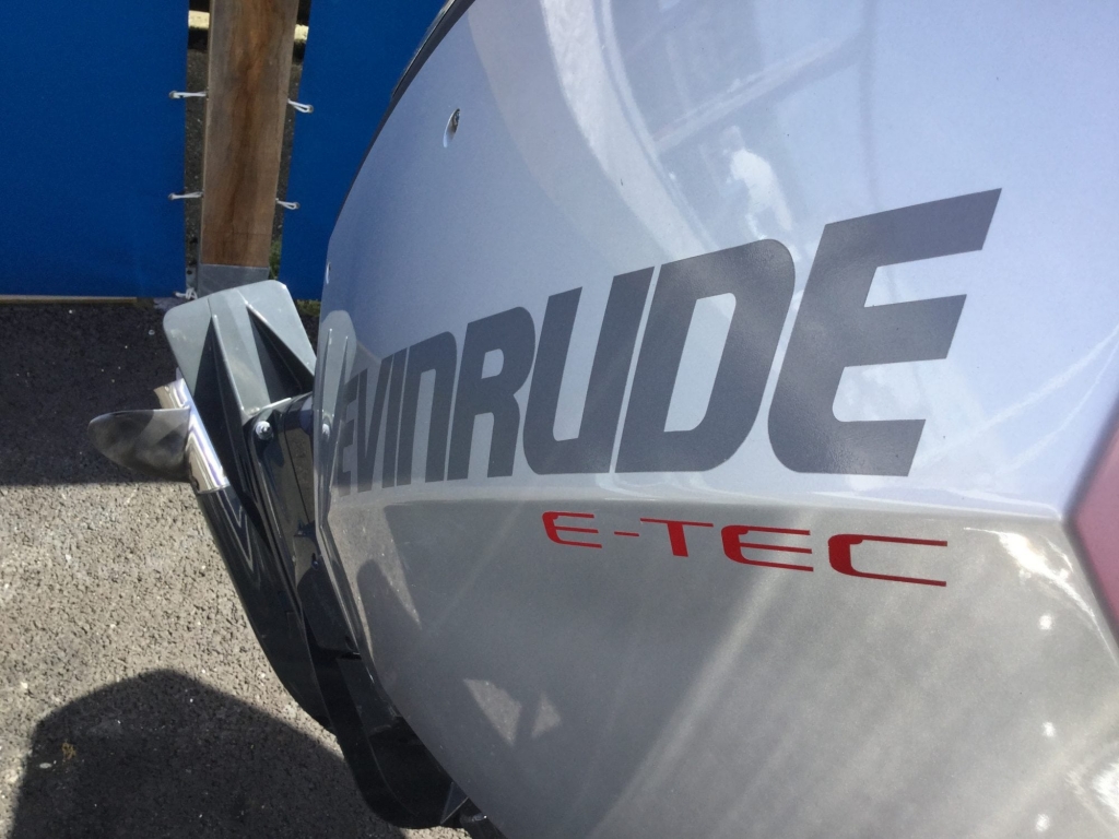 Boat Details – Ribs For Sale - Used Shearwater Cutter Custom 6.8 RIB with Evinrude ETEC 250hp V6 Engine.