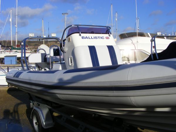 Boat Details – Ribs For Sale - Used Ballistic 6.5m with Evinrude 175HP ETEC Outboard Engine