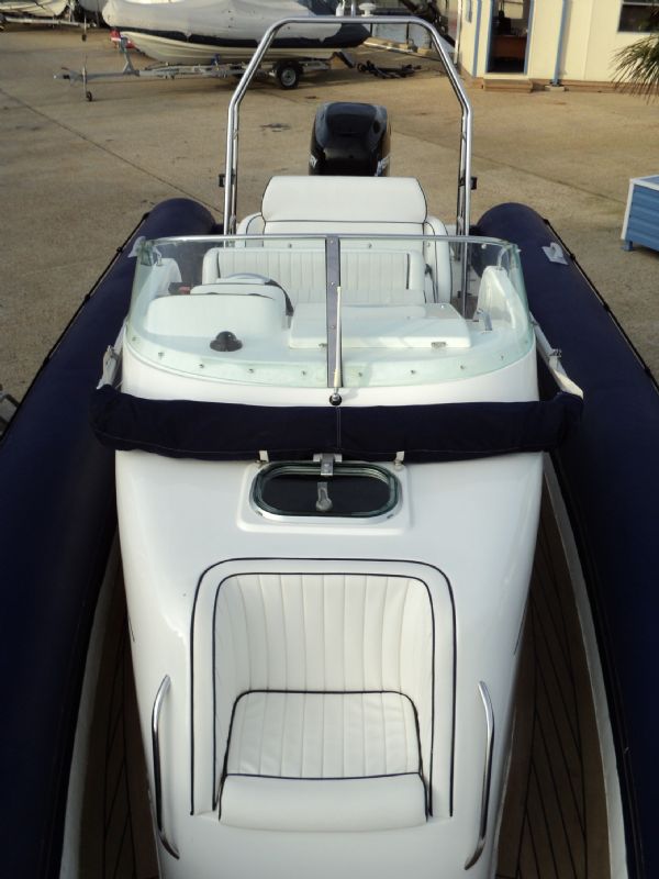 Boat Details – Ribs For Sale - Shearwater 7.5m Cabin RIB with Mercury Optimax 200HP Engine