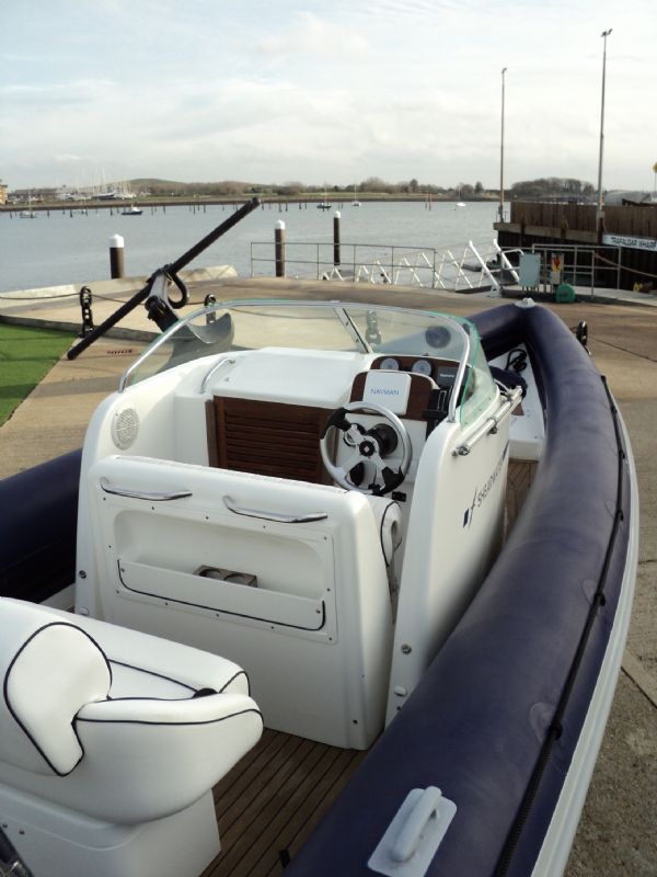 Boat Details – Ribs For Sale - Shearwater 7.5m Cabin RIB with Mercury Optimax 200HP Engine