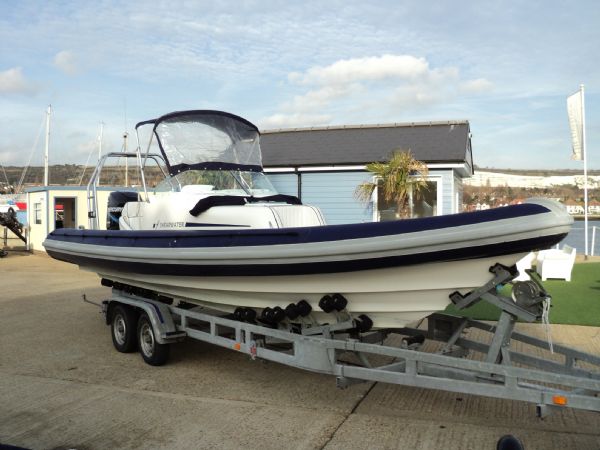 Boat Details – Ribs For Sale - Shearwater 7.5m Cabin RIB with Mercury Optimax 200HP Engine