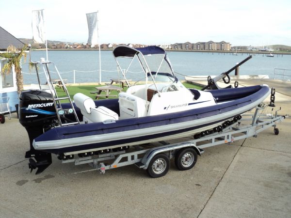 Boat Details – Ribs For Sale - Shearwater 7.5m Cabin RIB with Mercury Optimax 200HP Engine