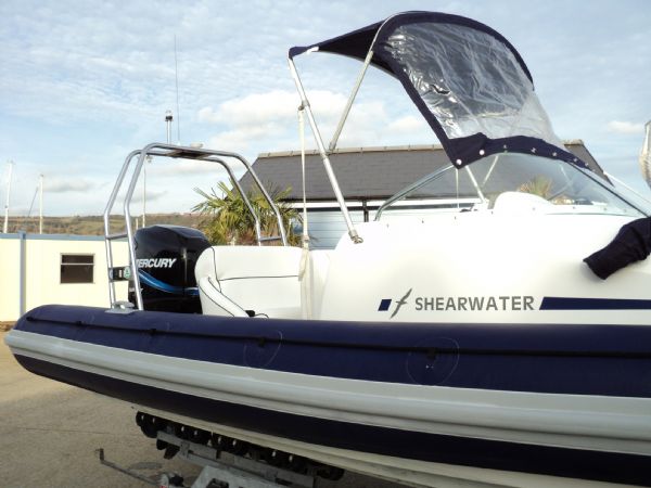 Boat Details – Ribs For Sale - Shearwater 7.5m Cabin RIB with Mercury Optimax 200HP Engine