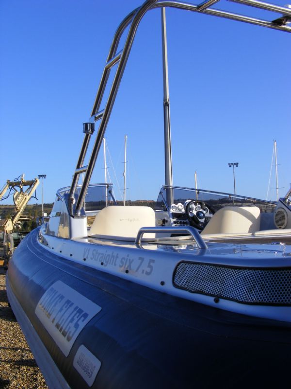 Boat Details – Ribs For Sale - Used 7.5m V-Type RIB with 315HP Yanmar Inboard Diesel Engine