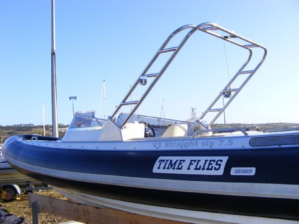 Boat Details – Ribs For Sale - Used 7.5m V-Type RIB with 315HP Yanmar Inboard Diesel Engine