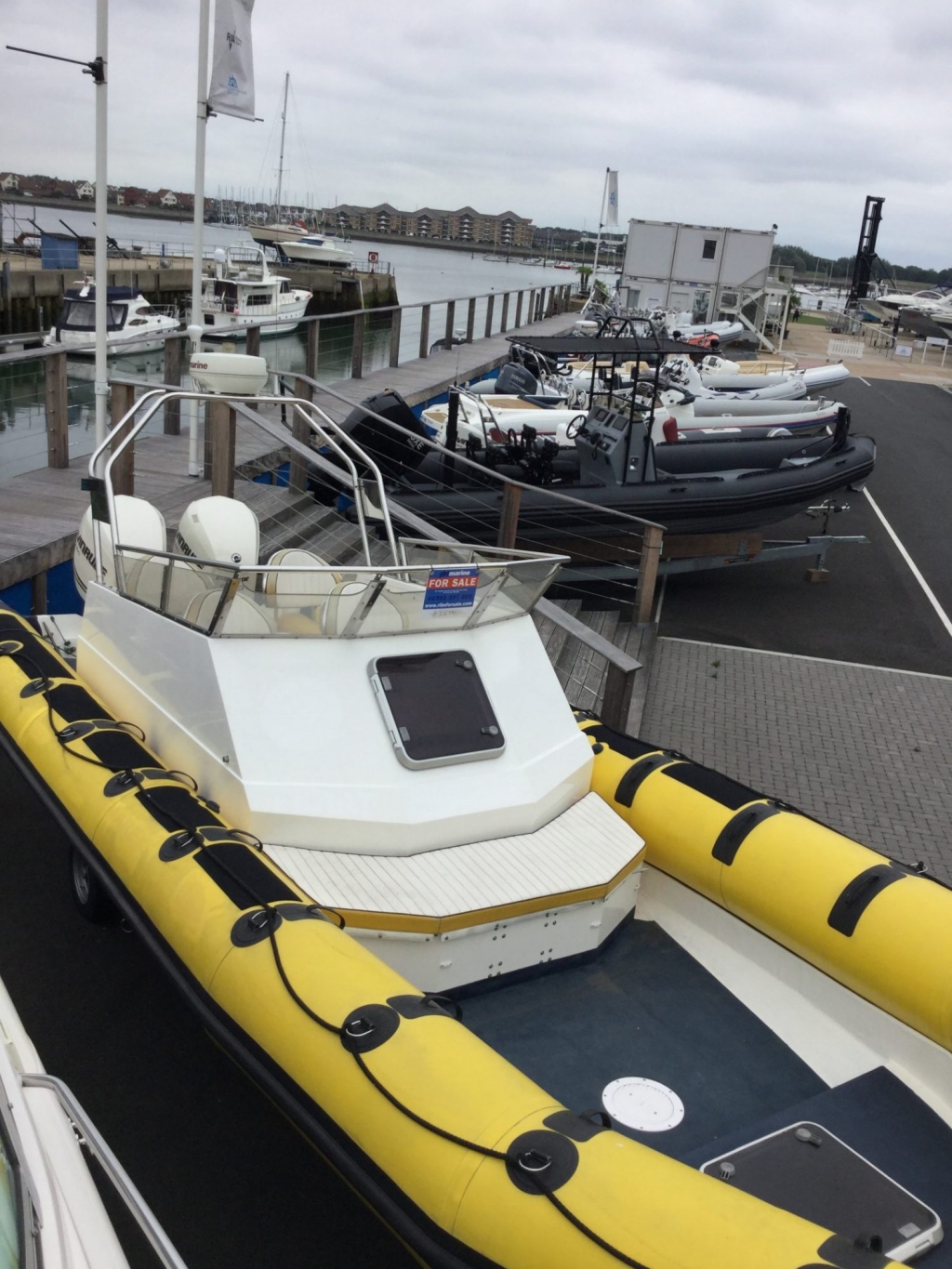 Boat Details – Ribs For Sale - Used Ribcraft 8.8 RIB with Twin Evinrude ETEC 300 Engines