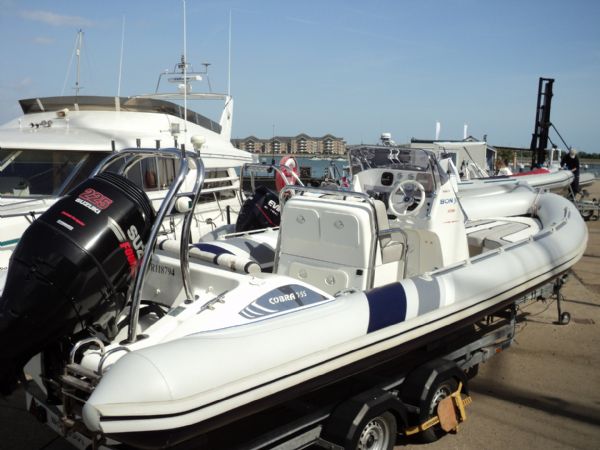 Boat Details – Ribs For Sale - Picton Cobra 7.55m RIB with Suzuki 225HP 4 Stroke Outboard Engine