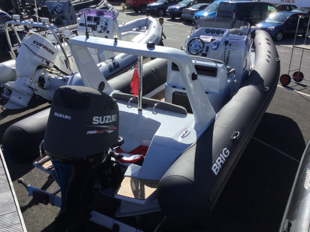 Boat Listing - Used BRIG 7.8 RIB with Suzuki DF300 Engine.