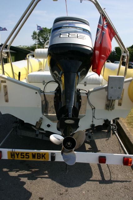 Boat Details – Ribs For Sale - Used Scorpion 7.5m RIB with Mariner Optimax 225HP Engine