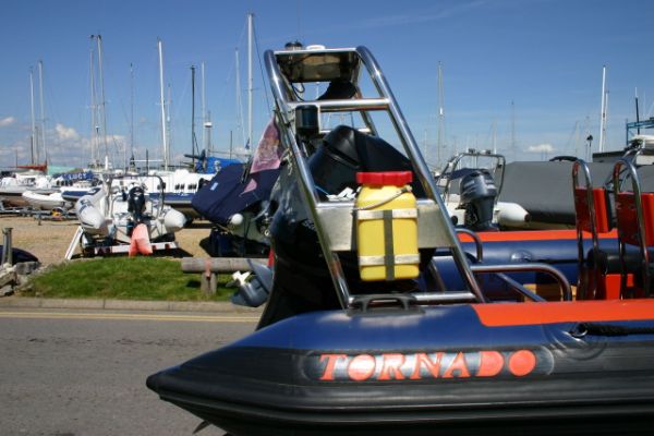 Boat Details – Ribs For Sale - Used Tornado 7.5m RIB / Power Boat with Mercury 225HP Optimax Engine