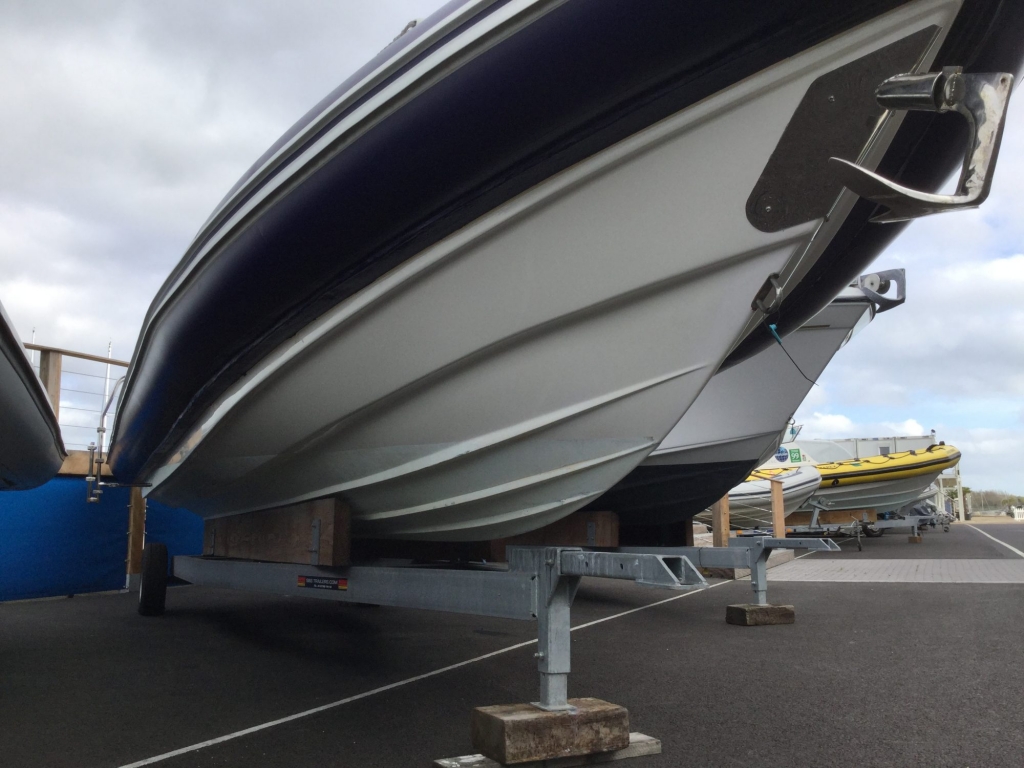 Boat Details – Ribs For Sale - Used Cobra 9.5 RIB with twin Suzuki DF300 Outboard engines