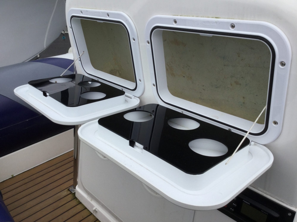 Boat Details – Ribs For Sale - Used Cobra 9.5 RIB with twin Suzuki DF300 Outboard engines