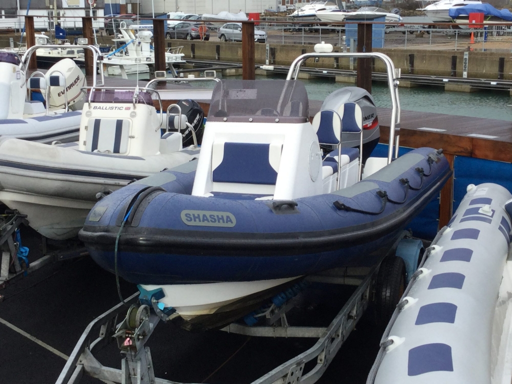 Boat Listing - 2014 XS600 Deluxe RIB with Mariner 115 engine and trailer