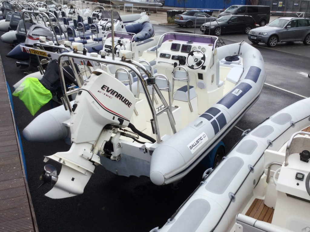 Boat Details – Ribs For Sale - 2006 Ballistic 650 Sport RIB with Evinrude 175 V6 engine and trailer