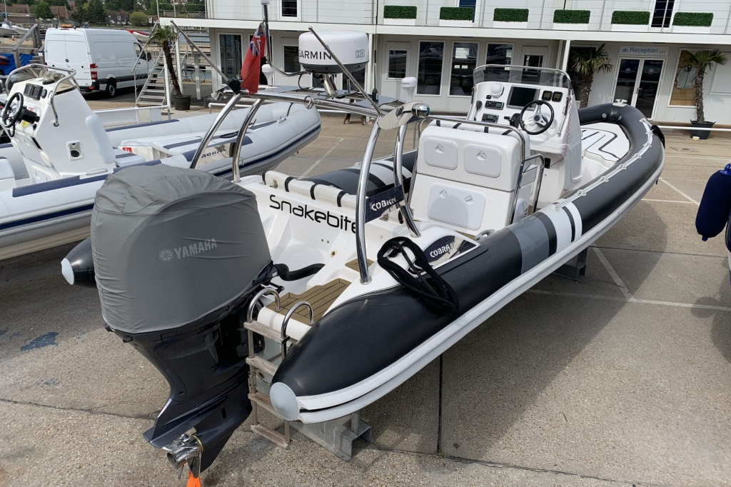 Boat Details – Ribs For Sale - Pre-owned Cobra 8.0 RIB with Yamaha F350AET engine.