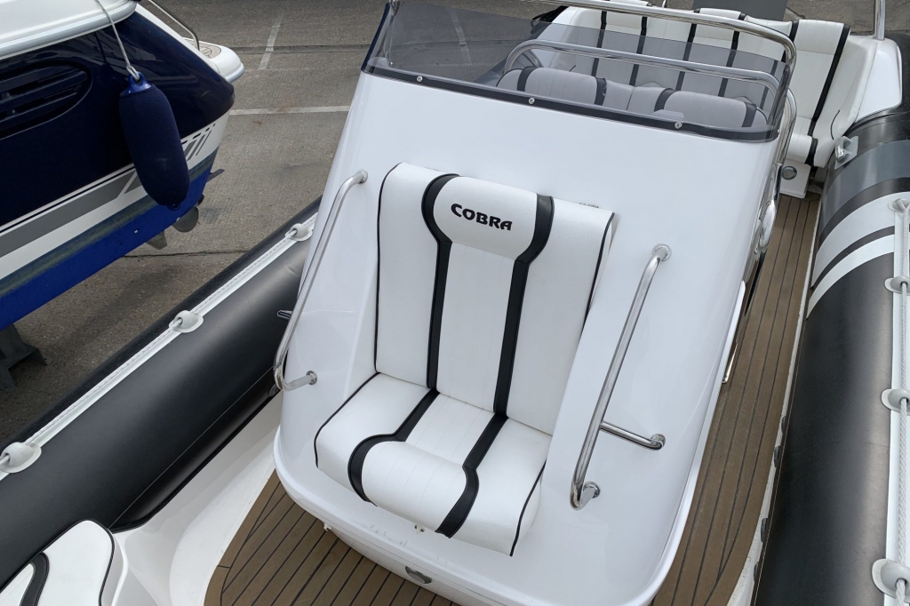 Boat Details – Ribs For Sale - Pre-owned Cobra 8.0 RIB with Yamaha F350AET engine.