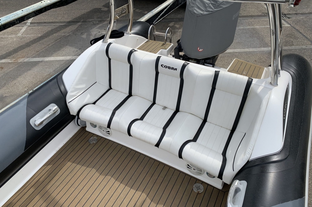 Boat Details – Ribs For Sale - Pre-owned Cobra 8.0 RIB with Yamaha F350AET engine.