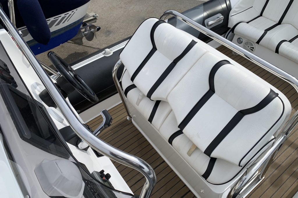 Boat Details – Ribs For Sale - Pre-owned Cobra 8.0 RIB with Yamaha F350AET engine.