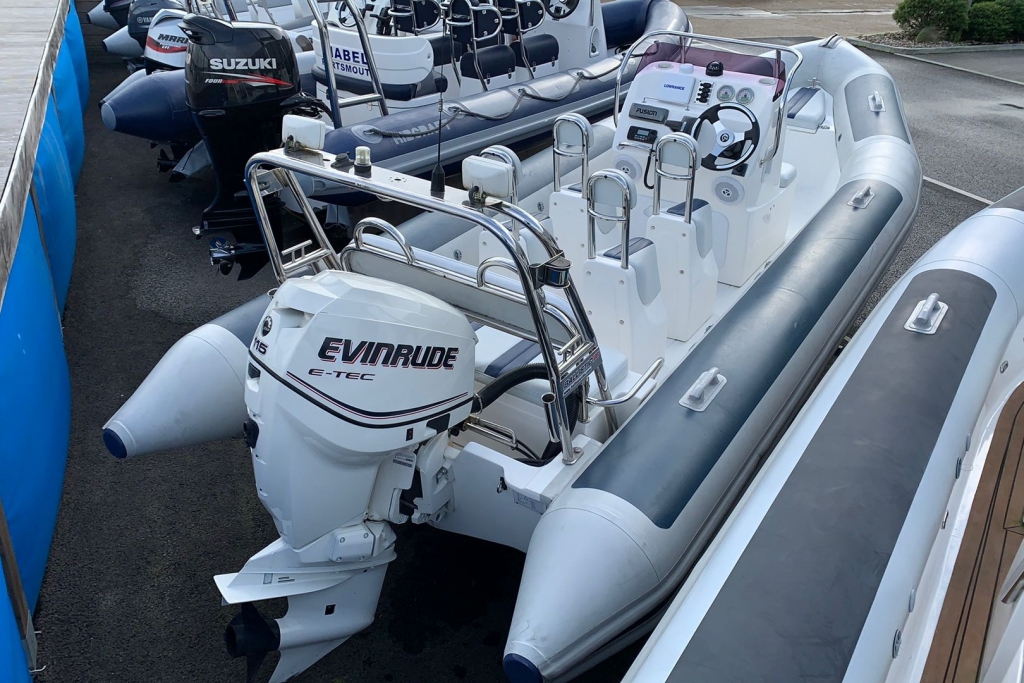 Boat Details – Ribs For Sale - 2012 (Commision 2015) Ballistic RIB 6 Evinrude ETEC 115