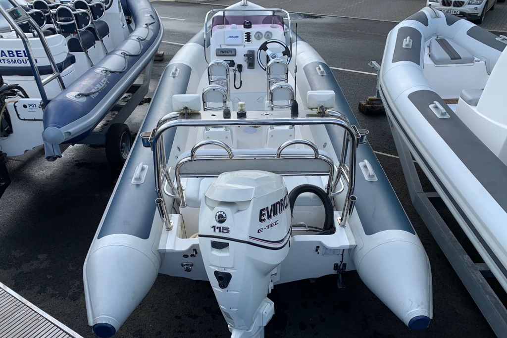Boat Details – Ribs For Sale - 2012 (Commision 2015) Ballistic RIB 6 Evinrude ETEC 115