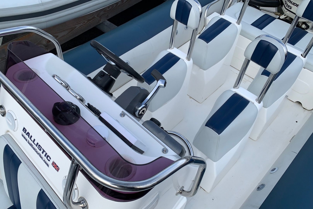 Boat Details – Ribs For Sale - 2012 (Commision 2015) Ballistic RIB 6 Evinrude ETEC 115