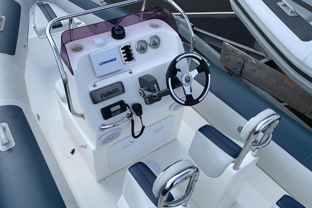 Boat Details – Ribs For Sale - 2012 (Commision 2015) Ballistic RIB 6 Evinrude ETEC 115