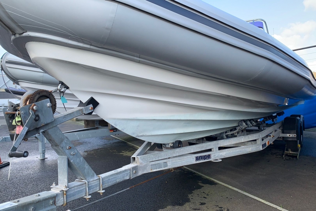 Boat Details – Ribs For Sale - 2006 Ballistic RIB 7.8m Evinrude ETEC 250 Twin axle roller