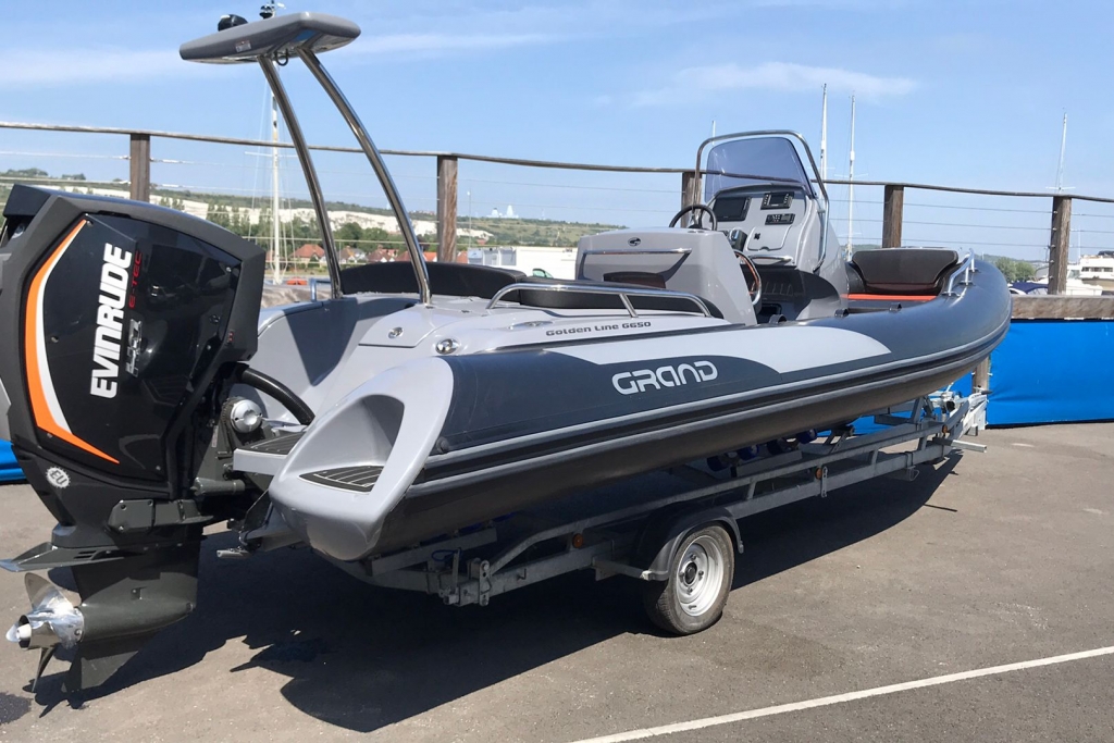 Boat Details – Ribs For Sale - 2018/19 Grand Golden Line 650 Evinrude G2 200