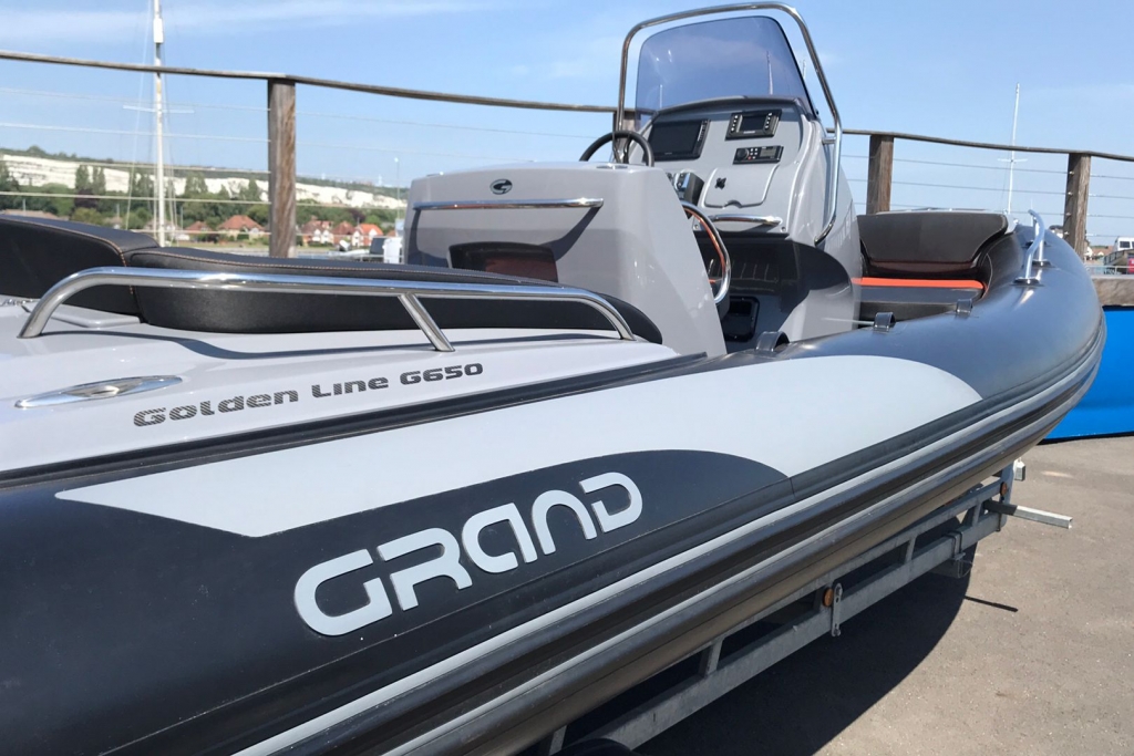 Boat Details – Ribs For Sale - 2018/19 Grand Golden Line 650 Evinrude G2 200