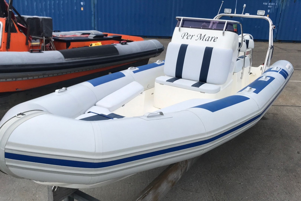 Boat Details – Ribs For Sale - 2004 Ballistic RIB 650 Sport Johnson 140hp engine