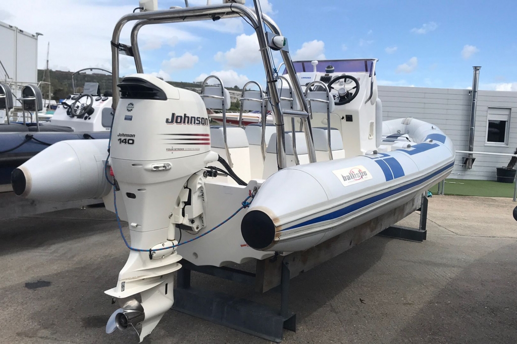 Boat Details – Ribs For Sale - 2004 Ballistic RIB 650 Sport Johnson 140hp engine