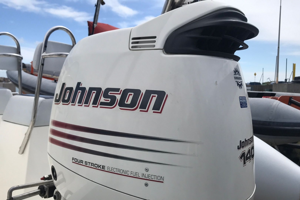 Boat Details – Ribs For Sale - 2004 Ballistic RIB 650 Sport Johnson 140hp engine