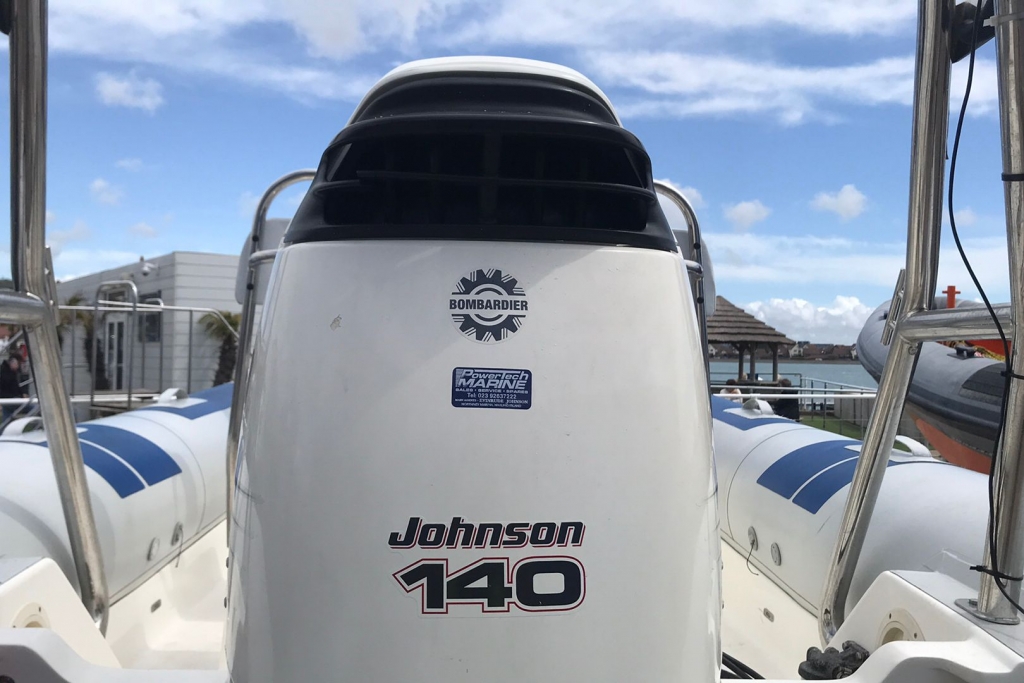 Boat Details – Ribs For Sale - 2004 Ballistic RIB 650 Sport Johnson 140hp engine