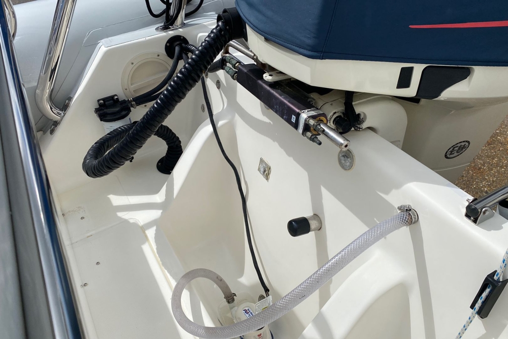 Boat Details – Ribs For Sale - 2006 Ballistic RIB 7.8 RIB Evinrude ETEC 250 V6 Twin axle roller trailer.