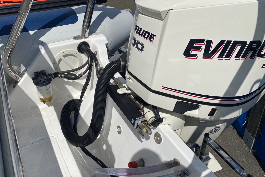Boat Details – Ribs For Sale - 2014 Ballistic RIB 6.5 Sport RIB Evinrude ETEC 200 V6 Drive-by-Wire engine.
