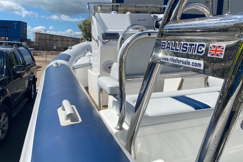 Boat Details – Ribs For Sale - 2014 Ballistic RIB 6.5 Sport RIB Evinrude ETEC 200 V6 Drive-by-Wire engine.