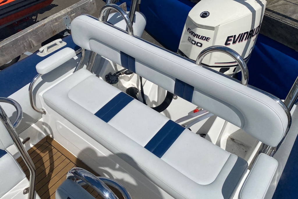 Boat Details – Ribs For Sale - 2014 Ballistic RIB 6.5 Sport RIB Evinrude ETEC 200 V6 Drive-by-Wire engine.